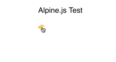 alpine.js collapse example animation
